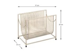 Porte-Revues En Acier "Laqué" 37cm Or -Electroménager Soldes accessoire de rangement 14117295