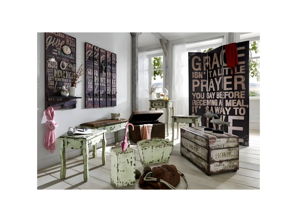 Porte-Revues Vintage "Bysas" 45cm Naturel 4 Porte-Revues Vintage "Bysas" 45cm Naturel – Image 2