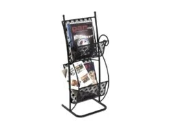 Porte Revues Vintage "Stella" 80cm Noir -Electroménager Soldes accessoire de rangement 14117455