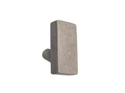 Lot De 2 Patères De Salle De Bain Avec Crochet Béton - 7,9 X 4 X 5,5 Cm - DUKAT -Electroménager Soldes accessoire de rangement 14824635