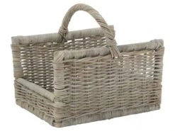 Panier à Bûches Rectangulaire En Poelet