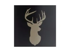 Coffre à Pellets En Métal Noir -Electroménager Soldes accessoire de rangement 18080723