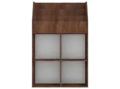 Porte-revue Pour Enfants Chêne Marron 71x30x114 Cm -Electroménager Soldes accessoire de rangement 18777795