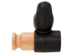 Patère 1 Crochet Design "Oiseau" 11cm Noir -Electroménager Soldes accessoire de rangement 19534255