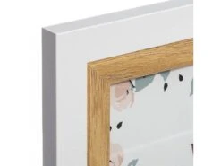 Patère 3 Crochets Imprimé "Poésie" 28cm Blanc -Electroménager Soldes accessoire de rangement 19535073