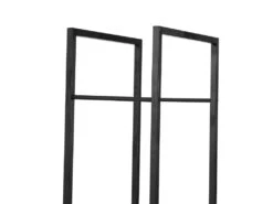 Porte-Bûches De Cheminée Range-Bûches Solide En Métal Support Pour Bois De Chauffage Grande Capacité - 45 X 30 X 170 Cm, SoBuy SDA03-SCH -Electroménager Soldes accessoire de rangement 19557665