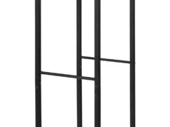 Porte-Bûches De Cheminée Range-Bûches Solide En Métal Support Pour Bois De Chauffage Grande Capacité - 45 X 30 X 170 Cm, SoBuy SDA03-SCH -Electroménager Soldes accessoire de rangement 19557667