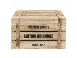 Lot De 3 Cagettes En Bois "Malle" 42cm Marron -Electroménager Soldes accessoire de rangement 19559669