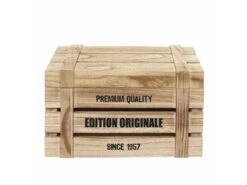 Lot De 3 Cagettes En Bois "Malle" 42cm Marron -Electroménager Soldes accessoire de rangement 19559671