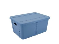 Boîte De Rangement Life Story Avec Couvercle Grand 45l Violet