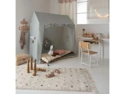 Lot De 2 Valises De Rangement Enfant En Bambou Avec Pompons -Electroménager Soldes accessoire de rangement 19801971