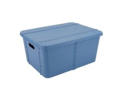 Boîte De Rangement Life Story Avec Couvercle Petit 15l Violet