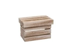 Lot De 3 Boites Cagettes Bois 5five - Naturel Clair -Electroménager Soldes accessoire de rangement 20121289