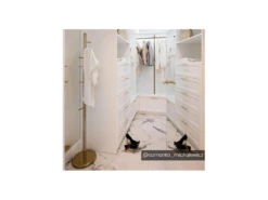 Porte-manteaux CLOVIS En Métal - H.174.5 Cm - Couleur Laiton -Electroménager Soldes accessoire de rangement 20297325