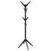 Porte-manteaux En Bois Noir 8 Patères H 173 Cm 1 Porte-manteaux En Bois Noir 8 Patères H 173 Cm -Electroménager Soldes accessoire de rangement 21213767