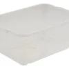 Boîte De Rangement, Plastique Résistant (PP), 2,8 L, 25 X 17 X 10 Cm, Transparent Neutre