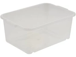 Boîte De Rangement, Plastique Résistant (PP), 2,8 L, 25 X 17 X 10 Cm, Transparent Neutre