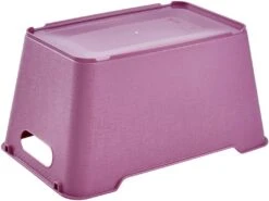Boîte De Rangement, Polypropylène, 6 L, Framboise, 29,5x19x15 Cm -Electroménager Soldes accessoire de rangement 21221613