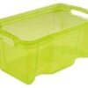 Boîte De Rangement Avec Poignées Intégrées, Taille: S, 35 X 21 X 15 Cm, 6,5 L, Vert Transparent -Electroménager Soldes accessoire de rangement 21221719