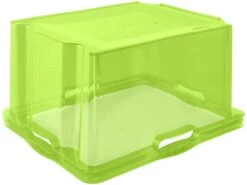 Boîte De Rangement Avec Poignées Intégrées, Taille: Xl, 43 X 35 X 23 Cm, 24 L, Vert Transparent 7 Boîte De Rangement Avec Poignées Intégrées, Taille: Xl, 43 X 35 X 23 Cm, 24 L, Vert Transparent -Electroménager Soldes accessoire de rangement 21221753