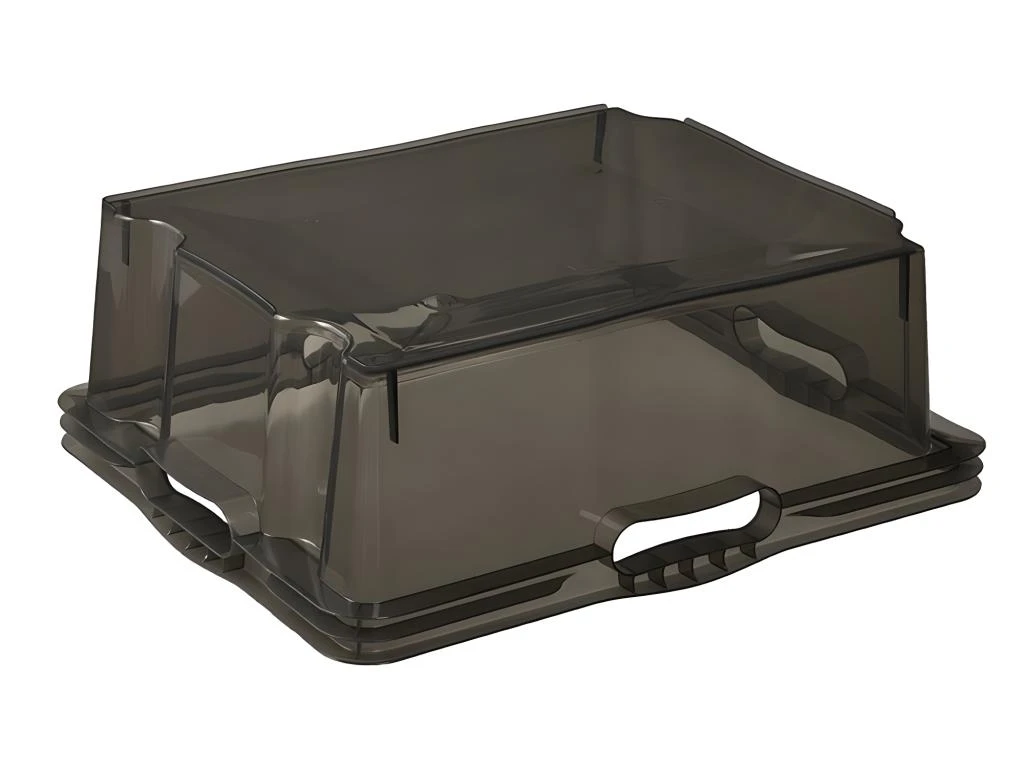 Boîte De Rangement 43 X 35 X 15, Gris Translucide 5 Boîte De Rangement 43 X 35 X 15, Gris Translucide – Image 3