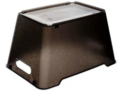 Boîte De Rangement, Polypropylène, 20 L, Gris En Verre, 40x28x25 Cm -Electroménager Soldes accessoire de rangement 21221801