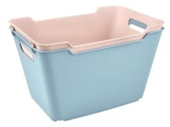 Boîte De Rangement 35,5 X 23,5 X 20, Bleu Nordique -Electroménager Soldes accessoire de rangement 21221887