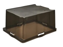 Boîte De Rangement, 52 X 43 X 26 , Gris Translucide -Electroménager Soldes accessoire de rangement 21221915