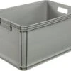Boîte De Rangement, Plastique, Gris Clair, 60 X 40 X 32 Cm, Poids: 1,72 Kg, 64 L -Electroménager Soldes accessoire de rangement 21221971