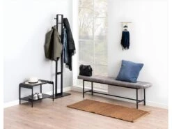 Selje Porte-manteau Avec 4 Crochets, Noir. -Electroménager Soldes accessoire de rangement 22046287