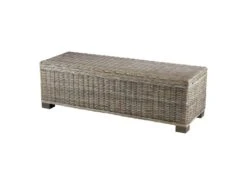 Bout De Lit Coffre En Kubu 130 Cm -Electroménager Soldes accessoire de rangement 22134023