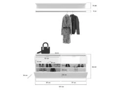 ProjektX Ensemble D'armoires De Rangement 2 Portes, 2 Tiroirs Blanche. -Electroménager Soldes accessoire de rangement 22151247