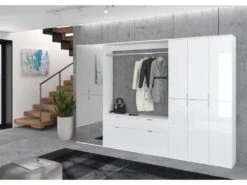 ProjektX Ensemble D'armoires De Rangement 2 Portes, 2 Tiroirs Blanche. -Electroménager Soldes accessoire de rangement 22151255