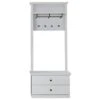 BrandsonBaxter Vestiaire, Meuble D'entrée, 81 X 200 Cm, Blanc. -Electroménager Soldes accessoire de rangement 22151357