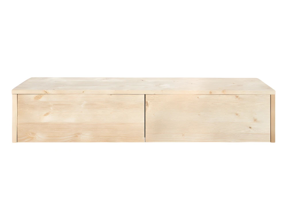 Console D’entrée Flottante En Bois En Couleur Beige 3 Console D’entrée Flottante En Bois En Couleur Beige