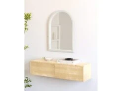 Console D’entrée Flottante En Bois En Couleur Beige 10 Console D’entrée Flottante En Bois En Couleur Beige -Electroménager Soldes accessoire de rangement 22186223