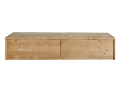 Console D’entrée Flottante En Bois En Couleur Marron Clair