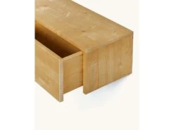 Console D’entrée Flottante En Bois En Couleur Marron Clair -Electroménager Soldes accessoire de rangement 22186249