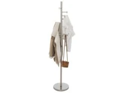 Porte-manteaux En Inox 7 Patères H 187 Cm