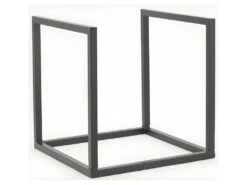 Porte-bûches En Métal Noir 7 Porte-bûches En Métal Noir -Electroménager Soldes accessoire de rangement 22818861