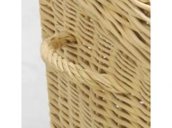 Malle En Osier Blanc -Electroménager Soldes accessoire de rangement 22890803