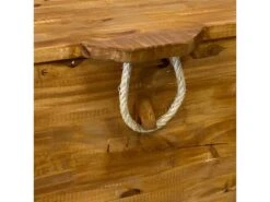 Coffre En Bois De Pin - Marron -Electroménager Soldes accessoire de rangement 23009203