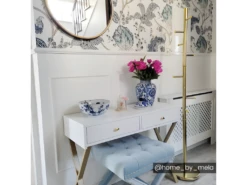 Porte-manteaux CLOVIS En Métal - H.174.5 Cm - Couleur Laiton -Electroménager Soldes accessoire de rangement 715533