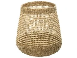 Set De 3 Paniers De Rangement Rond En Osier Naturel Tressé Et Ajouré -Electroménager Soldes accessoire de rangement 8926307