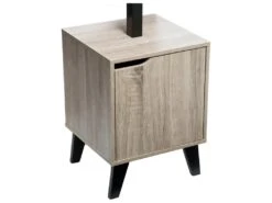 Porte Manteaux 8 Patères Sur Caisson De Rangement En Bois -Electroménager Soldes accessoire de rangement 9273193