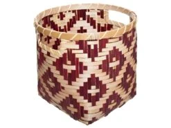 Set De 4 Paniers De Rangement Multicolore En Bambou -Electroménager Soldes accessoire de rangement 9506959