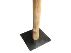 Porte-manteaux H.185 Cm En Bois Et Forme D'arbre Pied Métal - DAYA -Electroménager Soldes accessoire de rangement 9600069