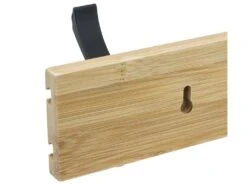 Patère En Bambou 4 Crochets Coulissants L 40 Cm -Electroménager Soldes accessoire de rangement 9608511