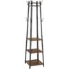 Portemanteau Avec 3 étagères Cadre En Métal échelle Industriel 12_0000885 -Electroménager Soldes accessoire de rangement 9609105