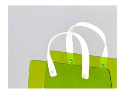 Porte-revues Sac Vert En Plexiglass - FUNNY VERT -Electroménager Soldes accessoire de rangement 9852763